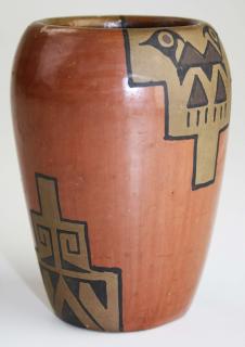 Appraisal: Southwest native American Acoma decorated vase h Southwest native American