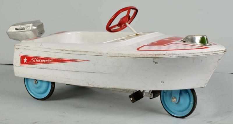 Appraisal: Pressed Steel Murray Skipper Pedal Boat Toy Description s Original