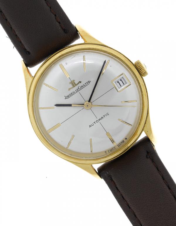 Appraisal: A JAEGER LE COULTRE CT GOLD AUTOMATIC GENTLEMAN'S WRISTWATCH calibre