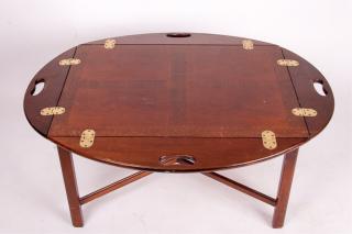 Appraisal: Butler's Table With brass hardware measures approximately tall wide with