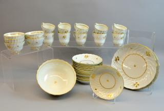 Appraisal: Flight Barr Worcester part tea and coffee service six tea