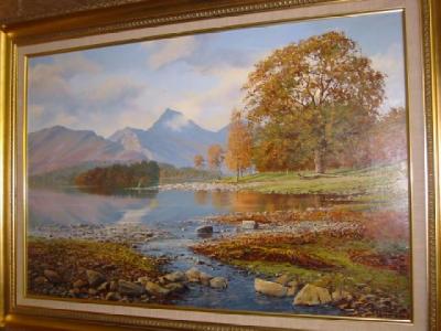 Appraisal: ARTHUR TERRY BLAMIRES Cathells Causey Pike and Calf Close Bay