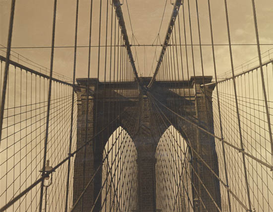 Appraisal: NEW YORK Choice group of images of the Brooklyn Bridge