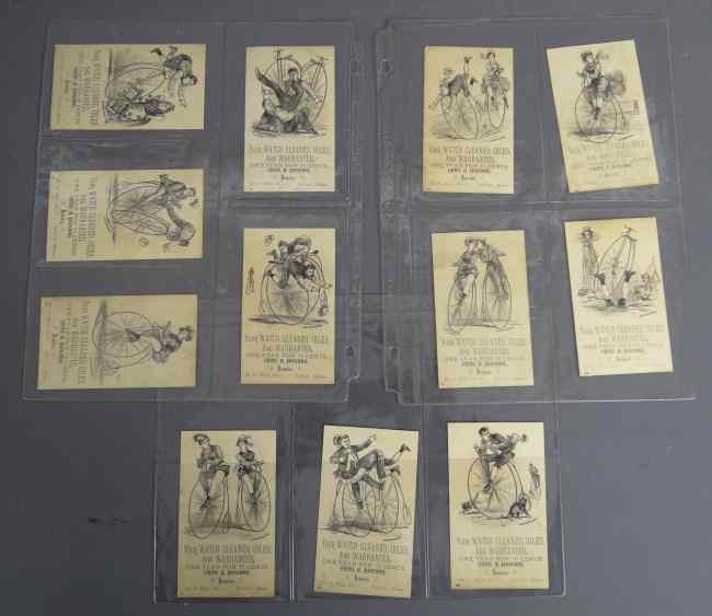 Appraisal: Set Trade Cards '' x '' From Chas H Monroe