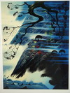 Appraisal: SERIGRAPH- 'FOGLIGHT' BY EYVIND EARLE NY CA - DEPICTING TREE