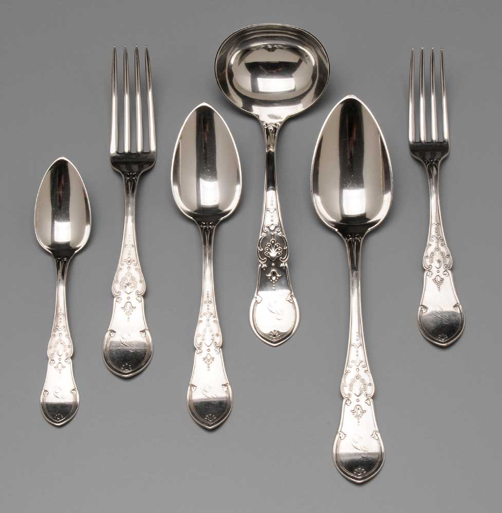 Appraisal: Set of Richmond Coin Silver Flatware American th century pieces