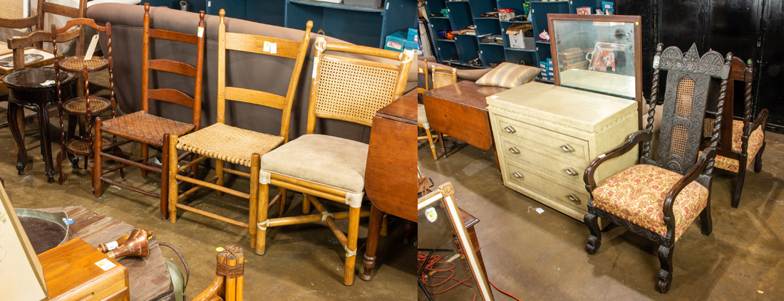 Appraisal: LOT OF ASSOCIATED FURNITURE GROUP lot of Associated furniture group