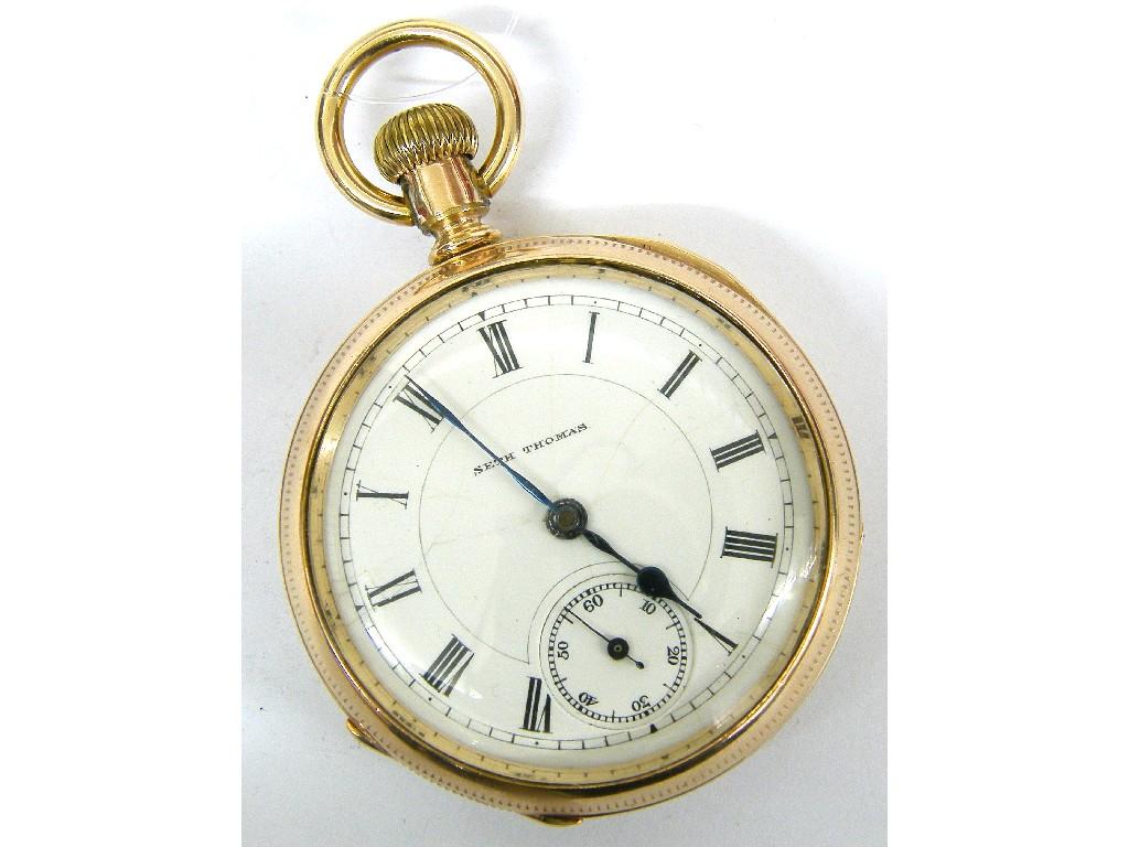 Appraisal: Hebdomas style eight day nickel cased lever pocket watch the