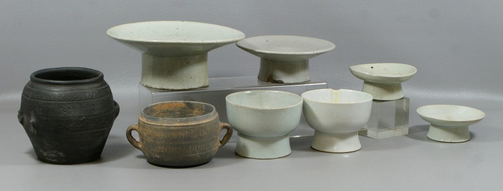 Appraisal: Assorted Pieces of Korean pottery mostly Celedon Silla Dynasty and