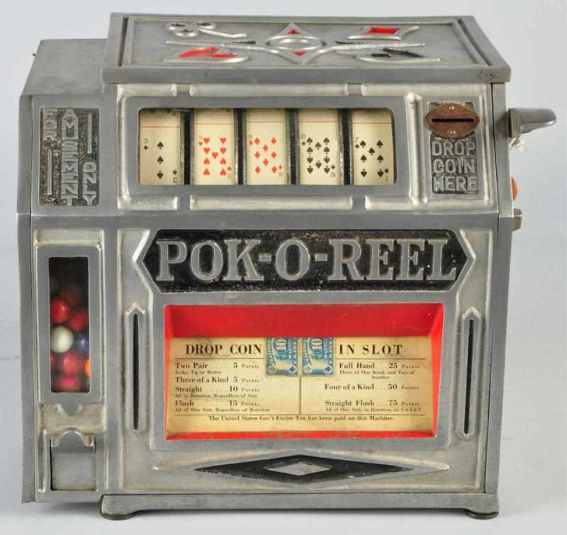 Appraisal: Pok-O-Reel Trade Stimulator Description A nice all original trade stimulator