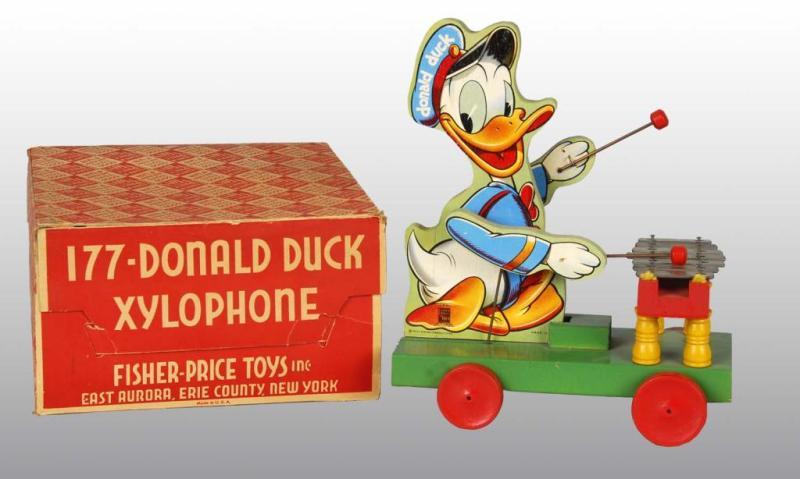 Appraisal: Fisher Price No Donald Duck Xylophone Toy Description American Very