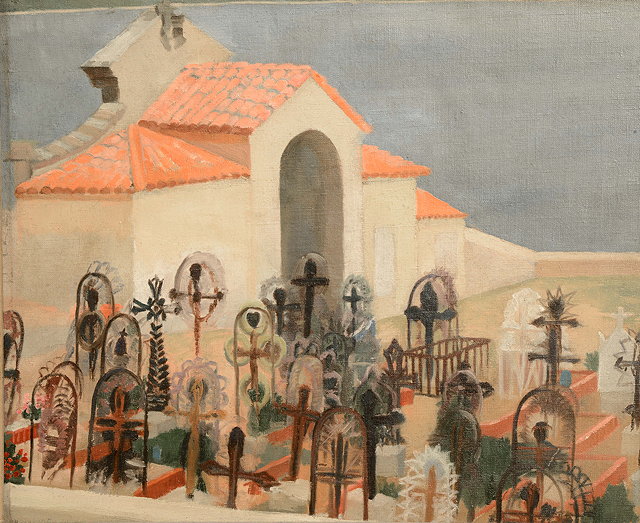 Appraisal: RICHARD CARLINE - - Cemetery by the Sea at St