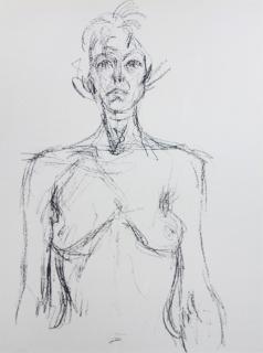 Appraisal: Print Alberto Giacometti Nude Torso Alberto Giacometti Swiss - Nude