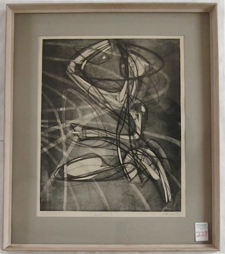 Appraisal: STANLEY WILLIAM HAYTER ENGRAVING WITH ETCHING AND AQUATINT New York