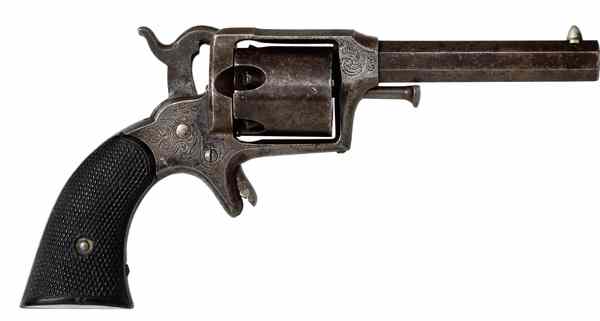 Appraisal: Factory Engraved Remington Beals Second Model Pocket Percussion Revolver cal