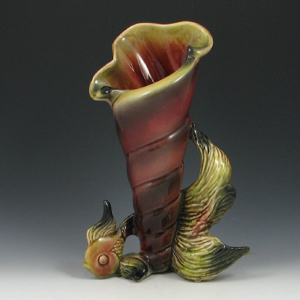 Appraisal: Hull Ebb Tide E- Fish Vase - Mint Ebb Tide