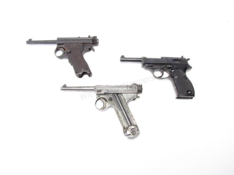 Appraisal: Lot of Parts Pistols- st is a Papa Nambu Serial