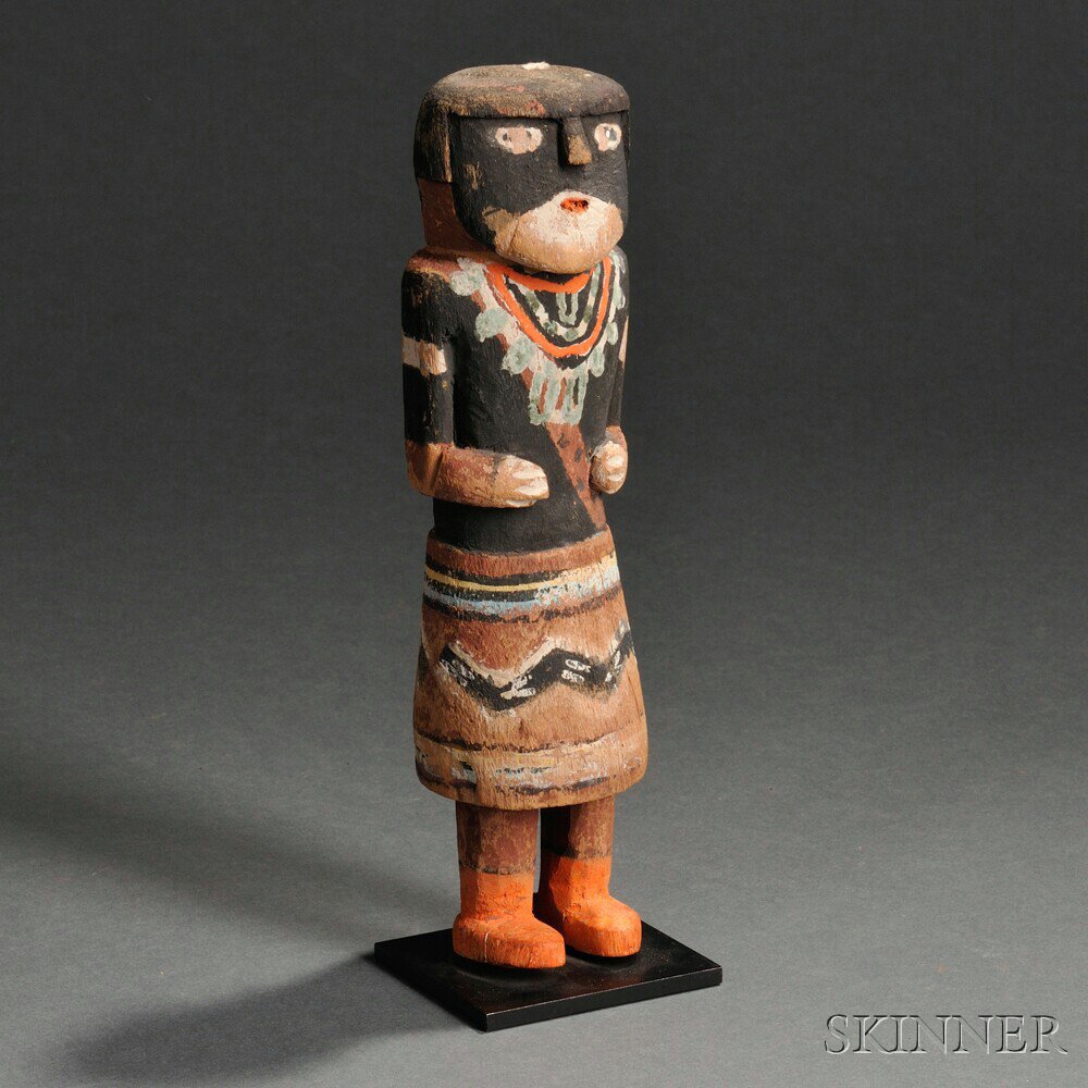 Appraisal: Hopi Polychrome Carved Wood Kachina c first quarter th century