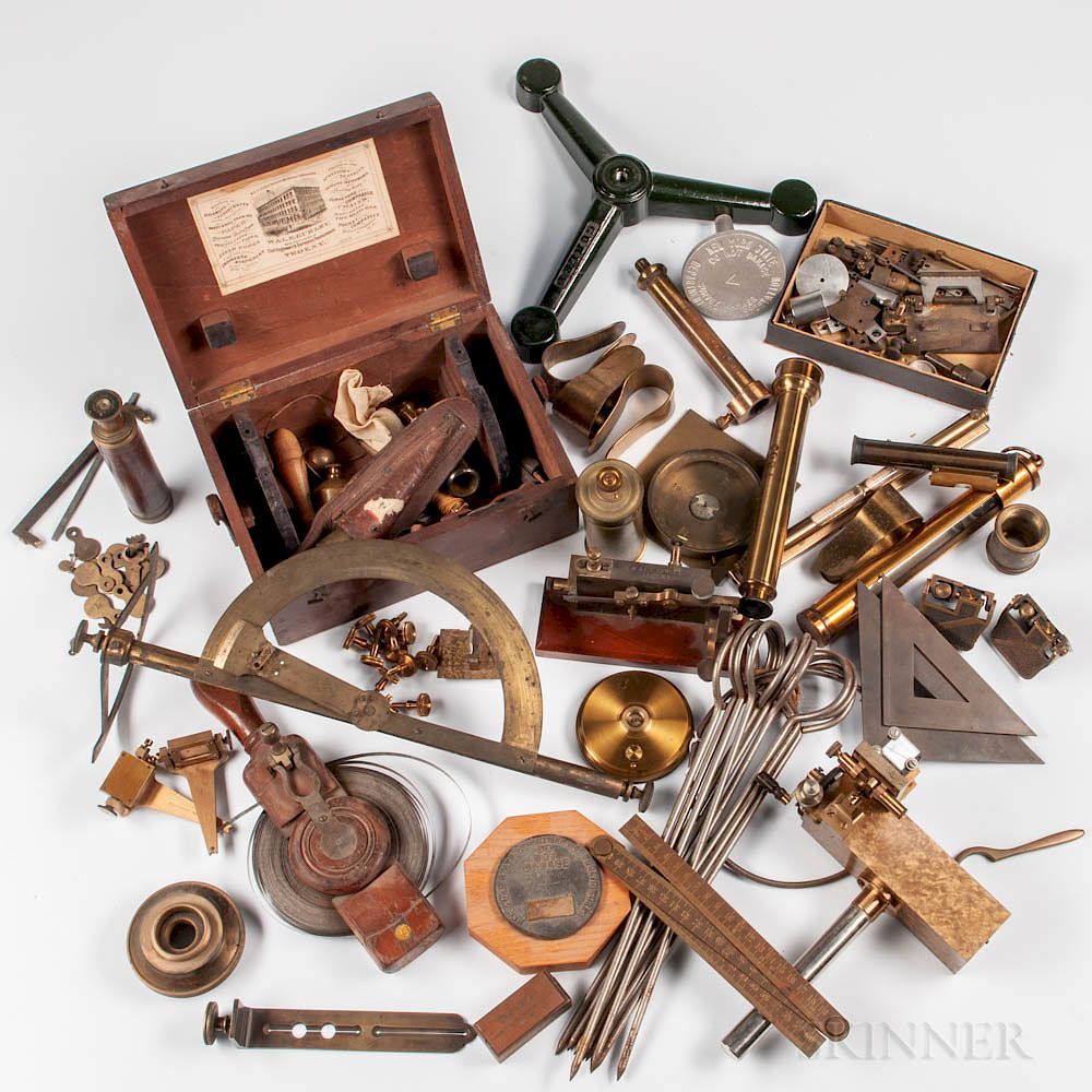 Appraisal: William H Skerritt Collection of Miscellaneous Gurley Instruments and Parts