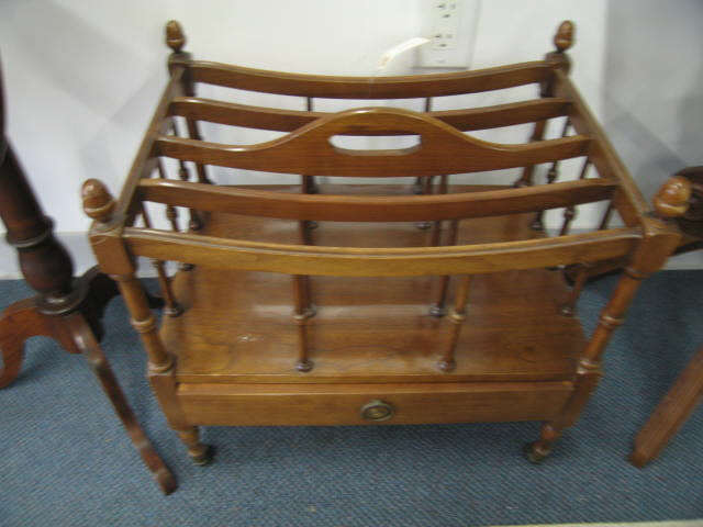 Appraisal: Canterbury or Magazine Rack