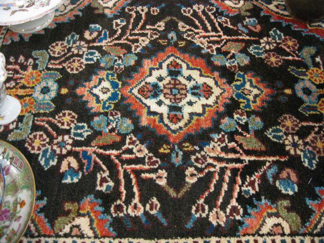 Appraisal: Hamadan Persian Handmade Mat floral ' x '