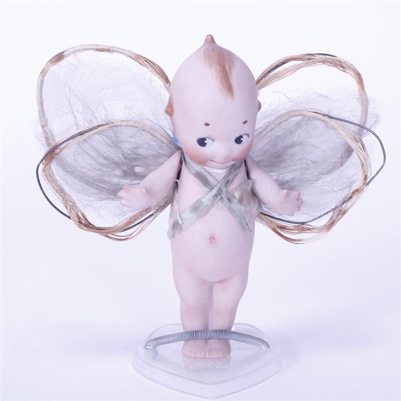 Appraisal: Rose O'Neill German All Bisque Kewpie Doll with Angel Wing