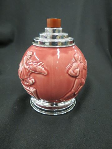 Appraisal: Rookwood Art Pottery Cigarette Holder Art Deco style ball with