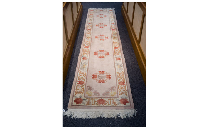 Appraisal: Wool Rug Measures X inches