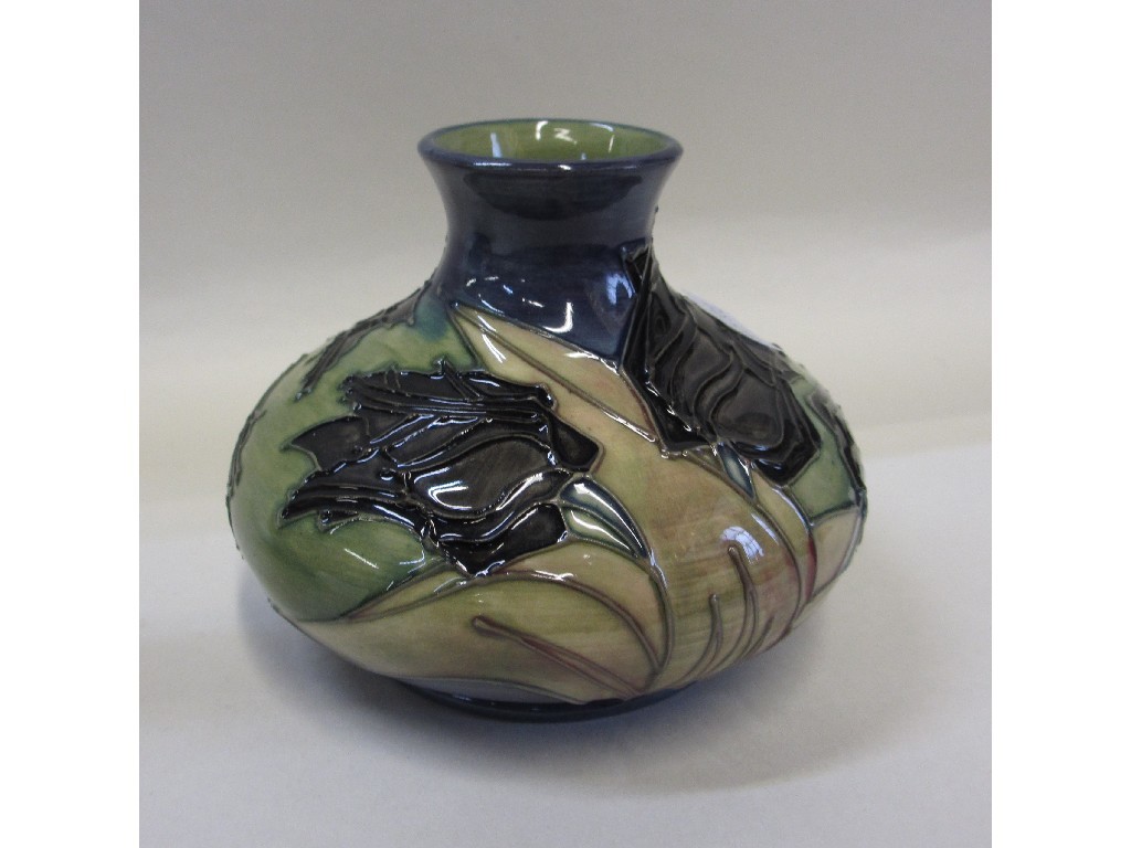 Appraisal: Moorcroft Black Tulip vase