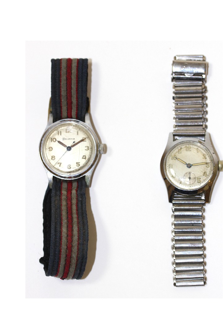 Appraisal: Two 's 's mid size wrist watches and a quantity