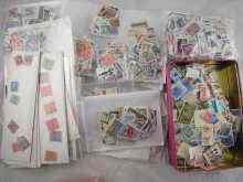 Appraisal: A large quantity of around franked and unfranked postage stamps