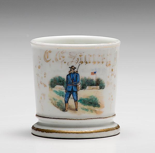 Appraisal: G A R SHAVING MUG OF C G STONEY ST