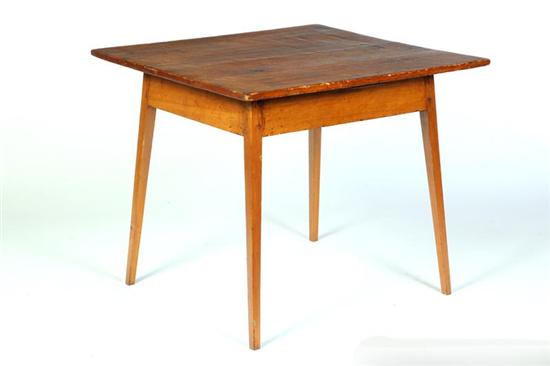 Appraisal: COUNTRY HEPPLEWHITE TAVERN TABLE American th century pine and maple