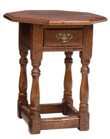 Appraisal: English oak occasional table N H Chapman Company Ltd th