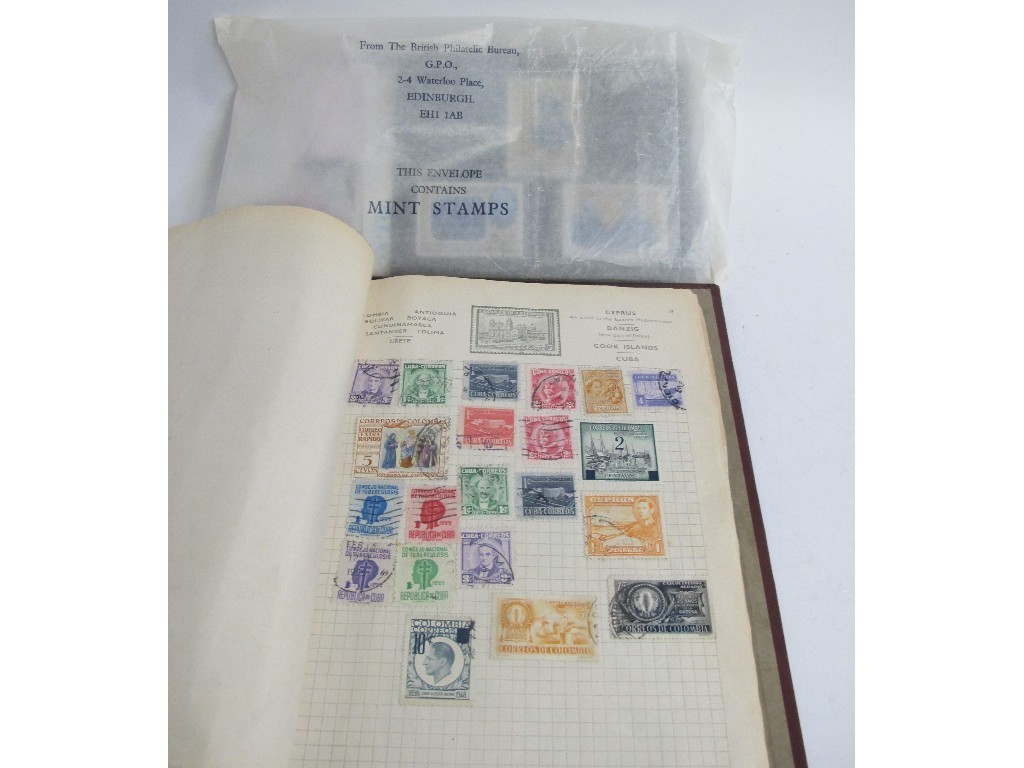 Appraisal: Album of world stamps