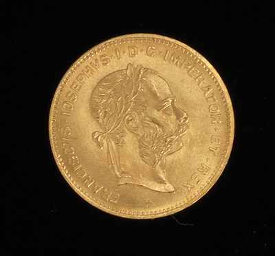 Appraisal: Gold Austrian Franc Coin