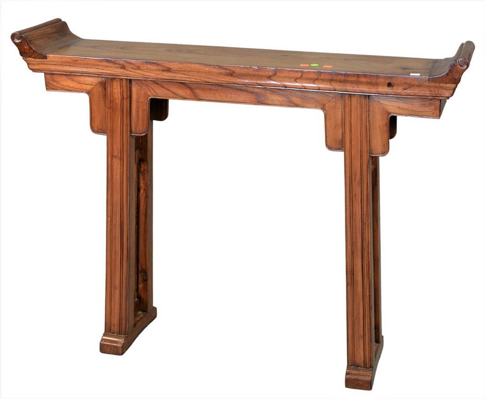 Appraisal: Chinese Hardwood Diminutive Alter Table height inches width inches depth