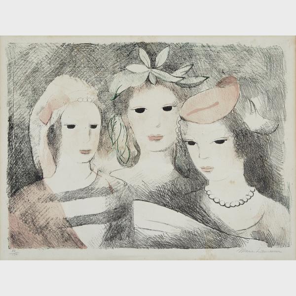 Appraisal: Marie Laurencin - LE CHANT MARCHESSEAU French Colour lithograph signed