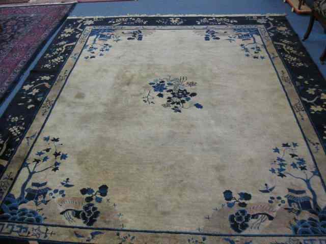 Appraisal: Chinese Handmade Room Size Rug Art Deco era Nichols type