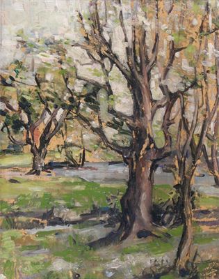 Appraisal: Ernest Archibald Taylor Scottish - Spring Signed and titled on