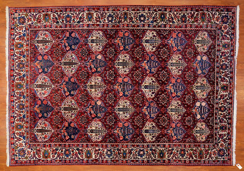 Appraisal: Bahktiari Rug Persia x second half- th century hand knotted