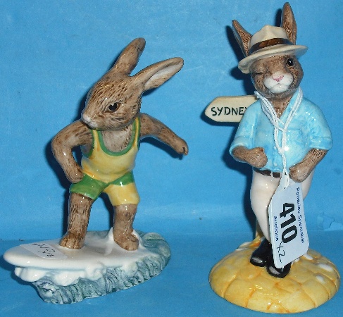 Appraisal: Royal Doulton Bunnykins Figures Sydney DB limited edition with certificate