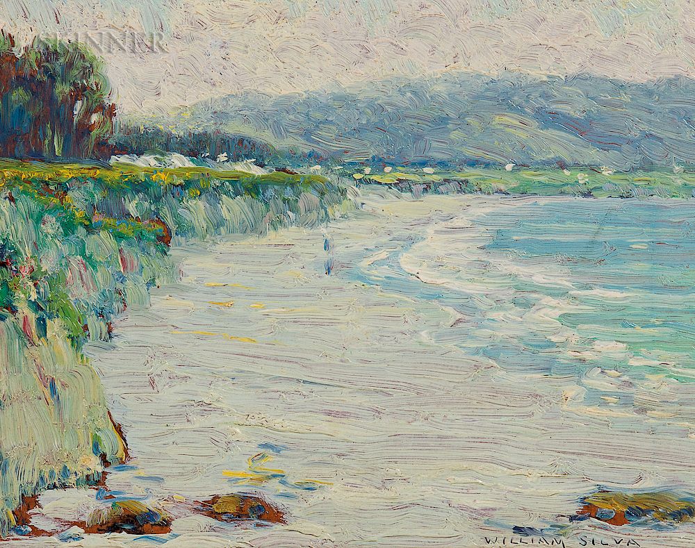 Appraisal: William Posey Silva American - Carmel Beach William Posey Silva