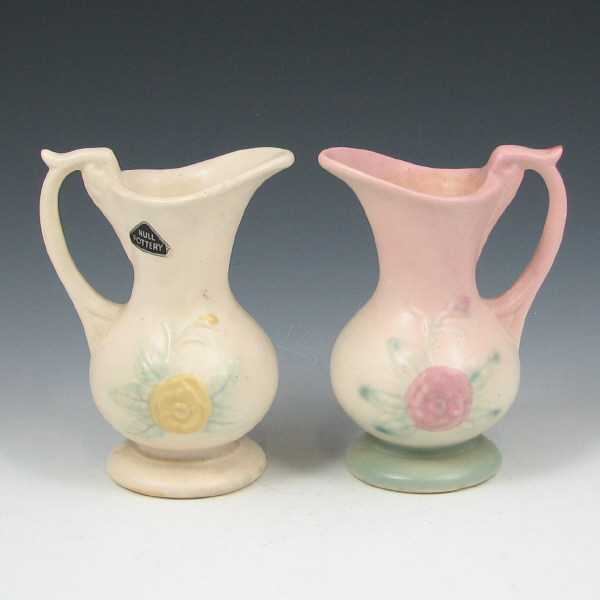 Appraisal: Hull Open Rose - Pitchers Lot of two Open Rose