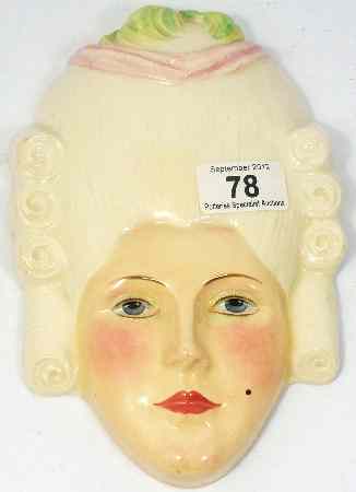 Appraisal: Royal Doulton Face Mask - Madam Pompador HN Small Size