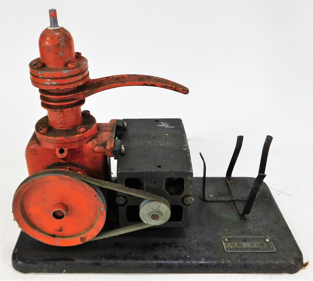 Appraisal: MILLER SIMONS INC ELECTRIC STEAM ENGINE United States Early th