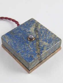 Appraisal: A Russian silver and lapis lazuli bell push pre-revolution marks