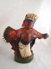 Appraisal: A ceramic Wild Turkey advertising bottle ht cm