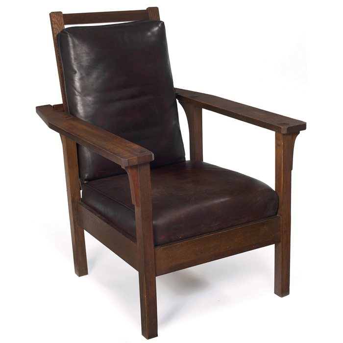 Appraisal: Lifetime Morris chair open arm form