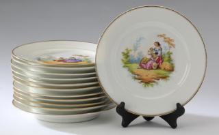 Appraisal: Old Paris style dessert plates Set of twelve Old Paris